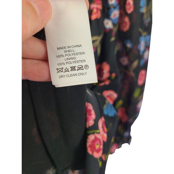 Kate Spade New York Meadow Smock Waist Floral Mini Dress Size XS - Picture 7 of 8
